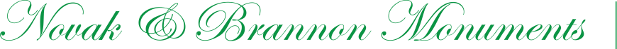 Novak and Brannon Monument Company Logo